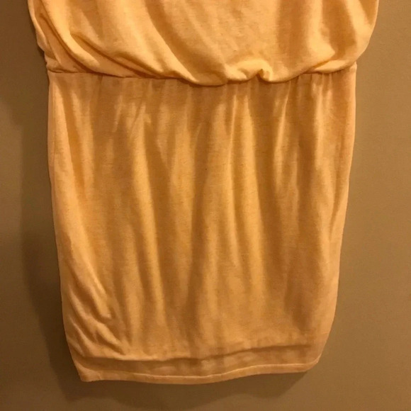 Athleta Peach Orange Coral Linen Blend Sleeveless Vita Dress Women’s Size Small - Picture 4 of 12